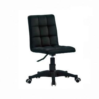 【AS 雅司設計】懷特尼黑皮辦公椅-40*37*90cm