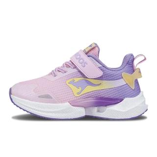 【KangaROOS】美國袋鼠鞋 童鞋 TRITIUM 太空科技輕量童鞋/運動/穿搭/生活 粉紫(KK41507)