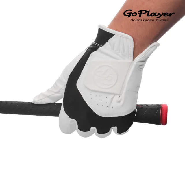 【GoPlayer】PowerGrip男彈性布矽膠手套-左手兩入組(高爾夫手套/矽膠防滑/超纖布透氣)