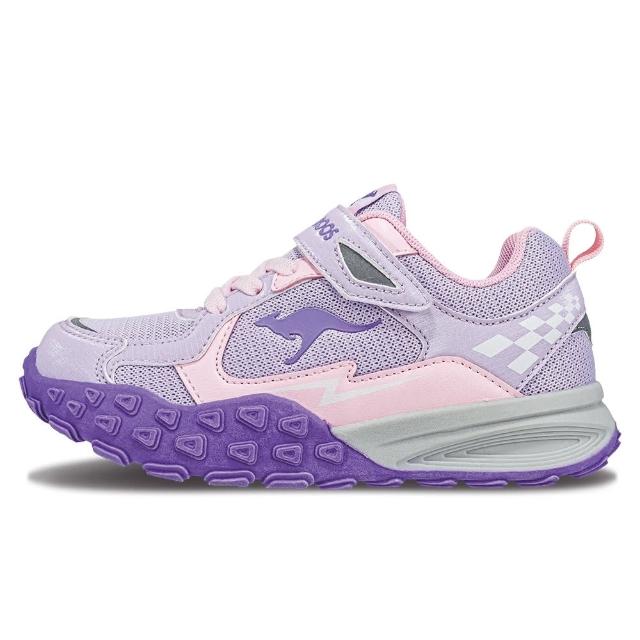 【KangaROOS】美國袋鼠鞋 STRIDER 滑步車機能童鞋/運動/穿搭/生活 粉紫(KK41797)