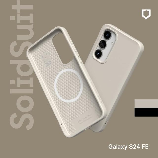 【RHINOSHIELD 犀牛盾】Samsung Galaxy S24 FE SolidSuit MagSafe兼容 磁吸手機保護殼(經典款)