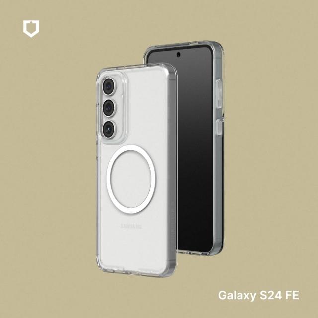 【RHINOSHIELD 犀牛盾】Samsung Galaxy S24 FE Clear MagSafe兼容磁吸透明手機殼(終身黃化保固)