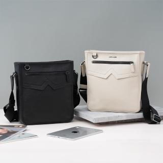 【pierre cardin 皮爾卡登】418側背日字包-2色(側背、單肩皆可用!)