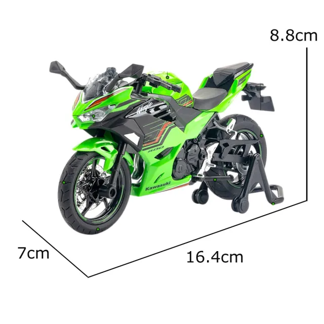 1:12 重機模型 Kawasaki Ninja 400(重機模型)