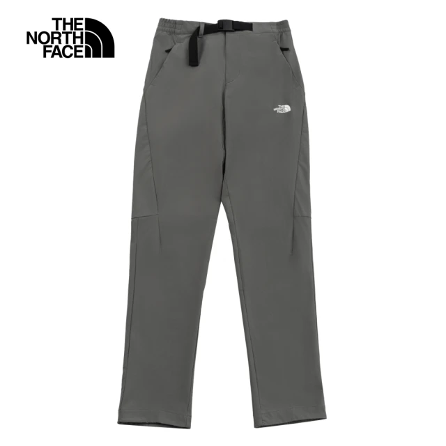 The North Face 北面男款灰色DWR防潑水戶外徒步長褲｜7WCV0UZ