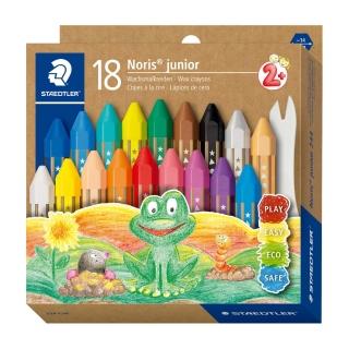 【STAEDTLER 施德樓】施德樓 超寬兒童六角蠟筆-18色 MS224