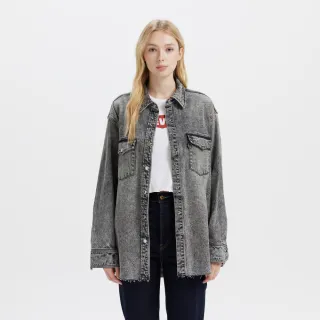 【LEVIS】女款 牛仔襯衫 ROCK&ROLL系列 襯衫外套 牛仔外套 熱賣單品 002Z1-0000