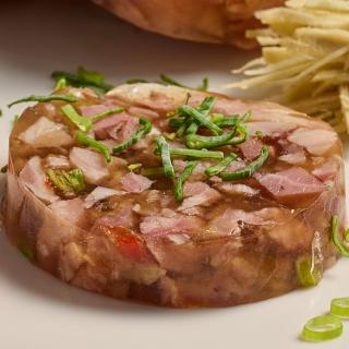 【秘傳美食料理】上湯琥珀-德國豬腳水晶肉凍2入/650g(除夕年菜圍爐年夜飯過年伴手禮)