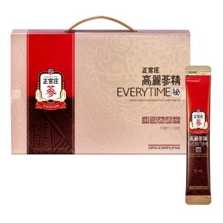 【正官莊】高麗參精EVERYTIME 秘-10mlx20入/盒(高麗參/蜂蜜/提升保護力/提把禮盒/保健禮盒)