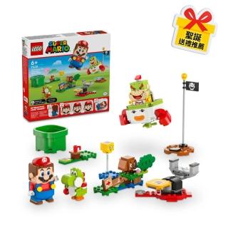 【LEGO 樂高】超級瑪利歐系列 71439 與樂高瑪利歐一起冒險！(互動式遊戲 任天堂 禮物)