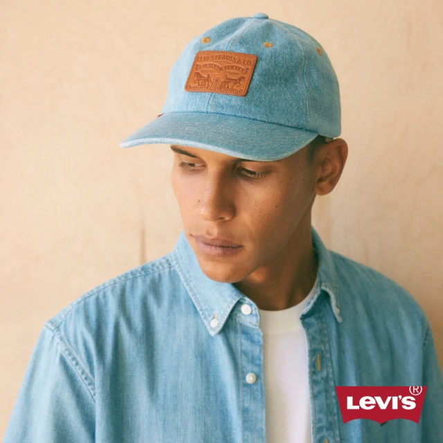 LEVIS 雙馬皮標休閒鴨舌帽 人氣新品 000A9-0008