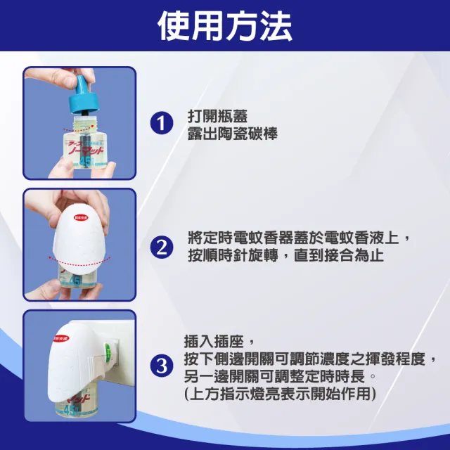 【興家安速】定時電蚊香器液超值組(1主機+5補充瓶)