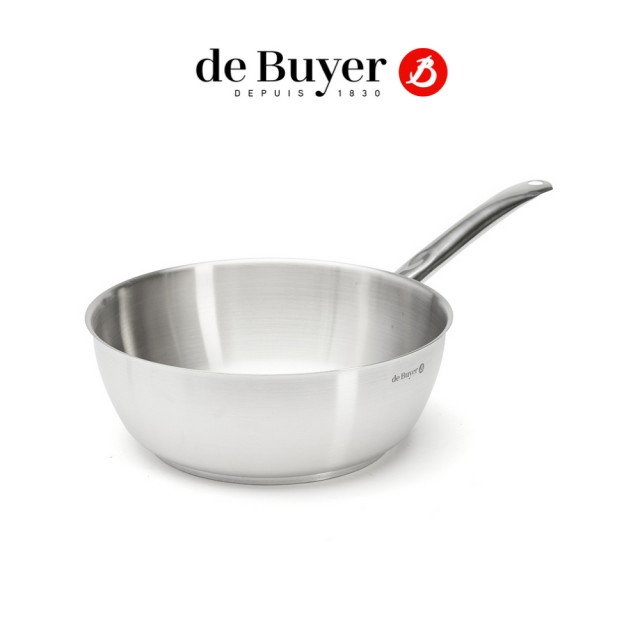 【de Buyer 畢耶】Prim’Appety系列 不鏽鋼單柄萬用鍋28cm-適用IH爐