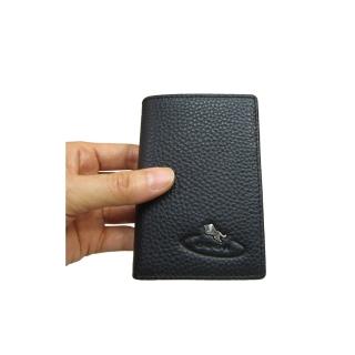 【SNOW.bagshop】母親節禮物 名片夾證件夾(信用卡夾100%進口牛皮革二折型主袋)
