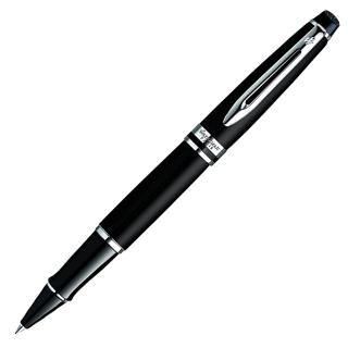 【WATERMAN】新版 權威系列 霧黑白夾 鋼珠筆 法國製造(EXPERT系列)