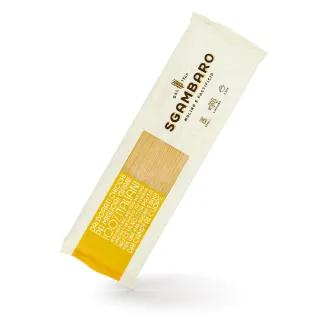 【Sgambaro】義大利細扁麵 500gx1包(市售蛋白質含量最高)