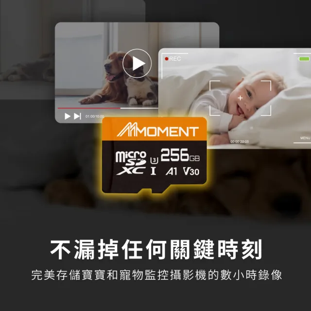 【Moment】MicroSD Card A1V30 256GB 記憶卡