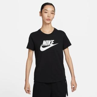 【NIKE 耐吉】短袖上衣 女 運動 Sportswear Essentials 黑 DX7907-010(3S4258)