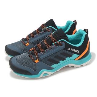 【adidas 愛迪達】戶外鞋 Terrex AX3 男鞋 藍 綠 抓底 緩衝 輪胎大底 越野 運動鞋 愛迪達(FV6852)