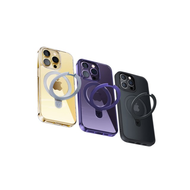 【TORRAS 圖拉斯】iPhone 14/iPhone 13 UPRO Ostand MagSafe支架防摔手機殼