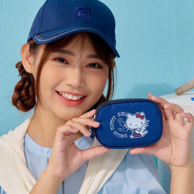 【HELLO KITTY】皇家航海-雙層零錢包-深藍(KT03J10NY)