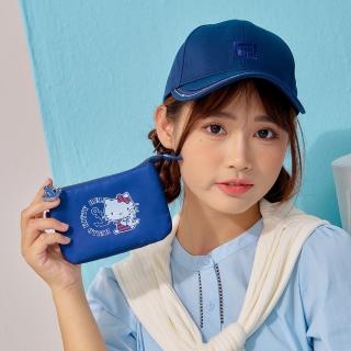 【HELLO KITTY】皇家航海-三層零錢包-深藍(KT03J09NY)