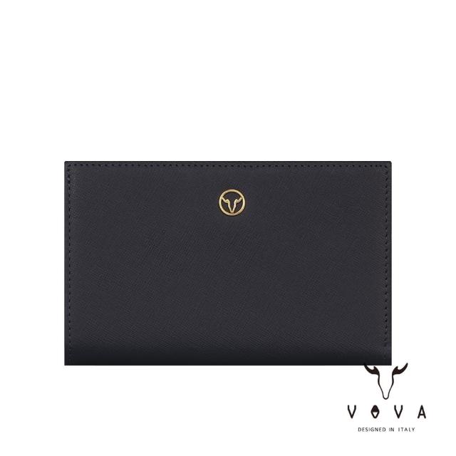 【VOVA 沃汎】Eve 伊芙系列12卡兩折中夾(藍色)