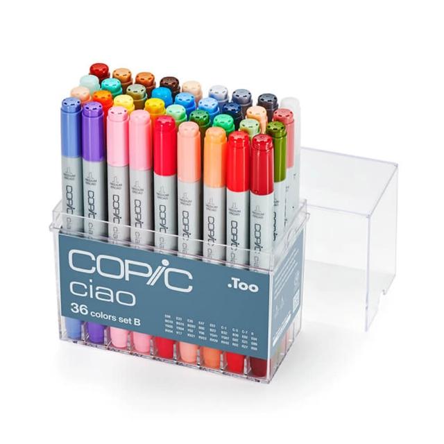 【COPIC】Ciao 第三代圓桿麥克筆 36 Color Set B 36色 B色系 /盒 36B 日本原裝進口