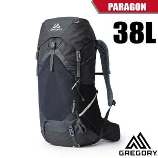 【Gregory】PARAGON 38L 多功能健行登山揹包.透氣背網揹包.休閒揹包(143363-2917 玄武黑)