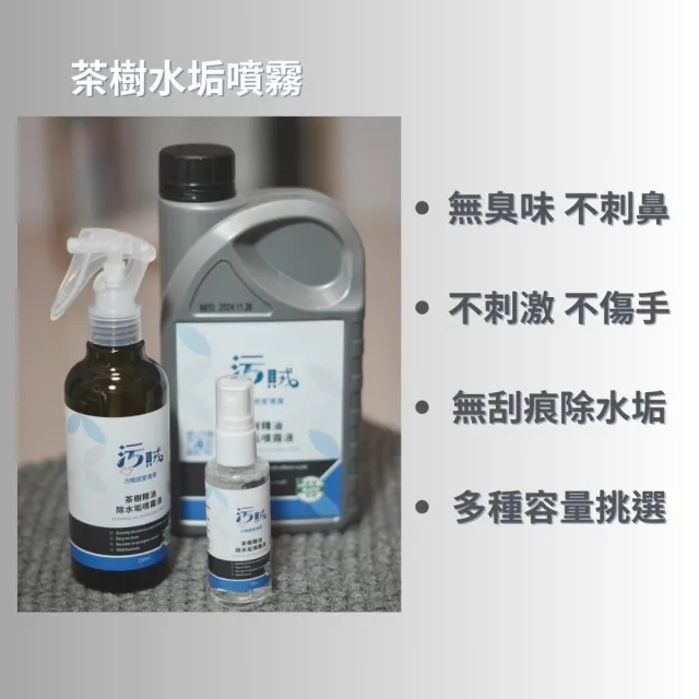 【YING SHUO】台灣製 歐盟 SGS檢驗合格 居家清潔噴瓶 250ml*1入(茶樹精油 水垢 除鏽 家用車用)