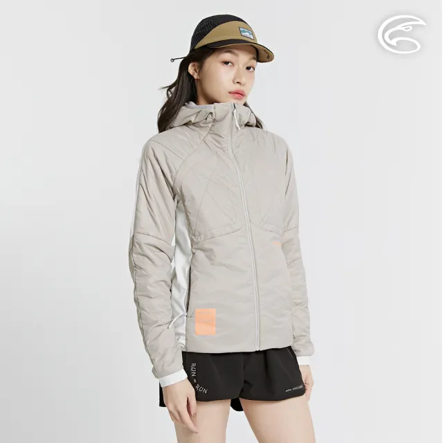 【ADISI】女SMAWARM海洋溫控超撥水彈性外套 AJ2421077 栗灰 S-2XL(蚵殼棉 運動外套 抗風 海洋紗)