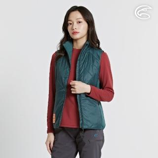 【ADISI】女SMAWARM海洋溫控超撥水彈性背心 AV2421079 翡翠綠 S-2XL(蚵殼棉 運動外套 抗風 海洋紗)