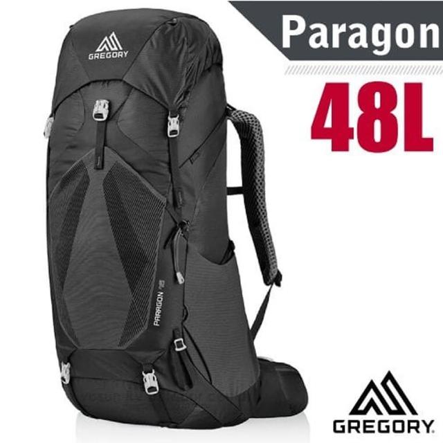 【Gregory】Paragon 48L 專業健行登山背包.可調式懸架系統(126843-2917 玄武黑)