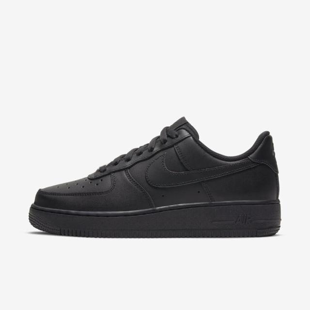 【NIKE 耐吉】Wmns Air Force 1 07 女 運動休閒鞋 AF1 舒適 穿搭 全黑(DD8959-001)