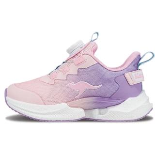 【KangaROOS】美國袋鼠鞋 童鞋 RAZER 旋轉扣科技童鞋 /運動/穿搭/生活 粉紫(KK41803)
