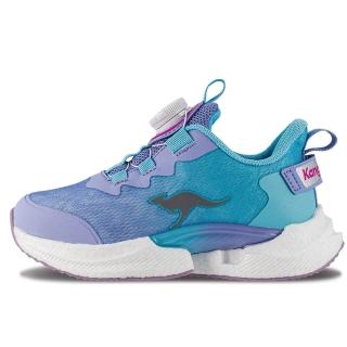 【KangaROOS】美國袋鼠鞋 童鞋 RAZER 旋轉扣科技童鞋 /運動/穿搭/生活 紫藍(KK41807)