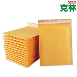 【CLEAN 克林】牛皮信封氣泡袋 18X23cm 50入/包(加厚包貨袋 出貨包材 泡泡袋 郵寄袋 防震防水超商寄件袋)