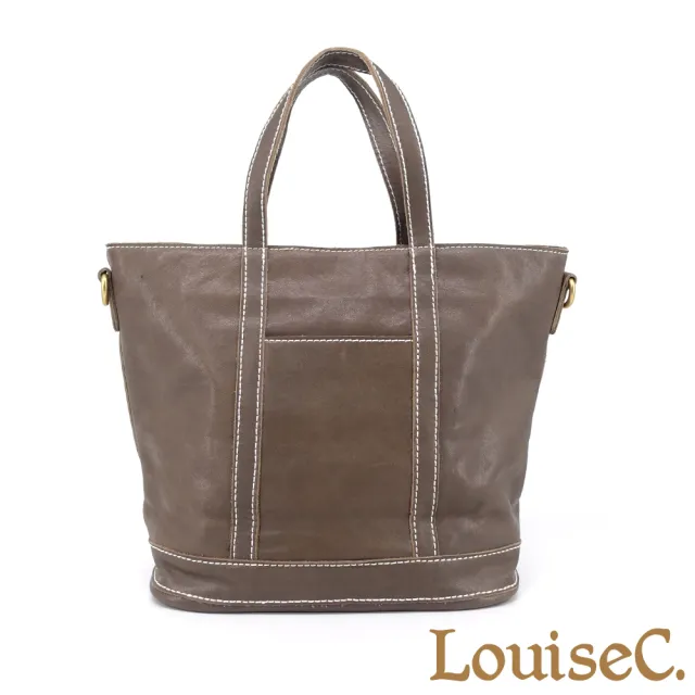 【LouiseC.】雙11 Tree House 個性水晶植鞣革牛皮 托特TOTE 手提斜背真皮包 2色 真皮包包 YS27013