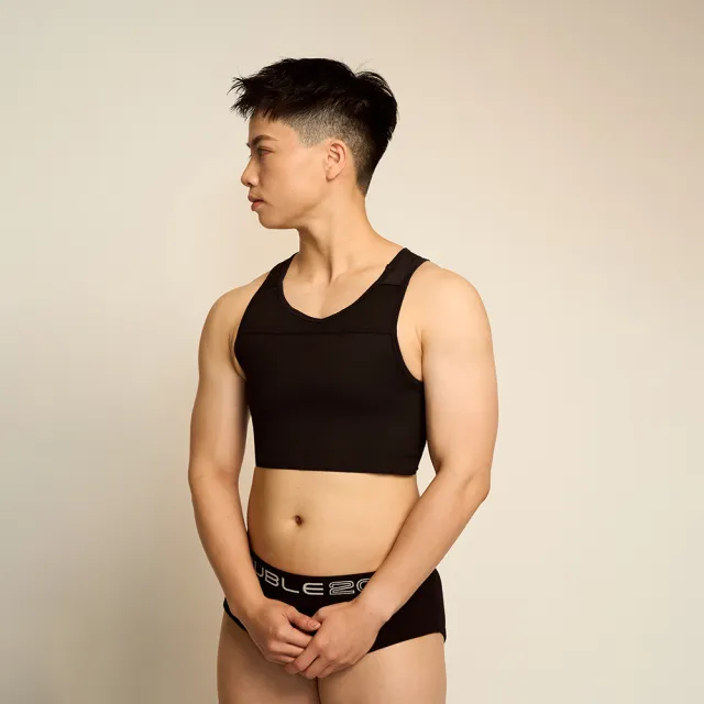【DOUBLE】DOUBLE束胸 運動型半身(S~XL)