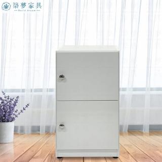 【Build dream 築夢傢俱】1.3尺 防水塑鋼傢俱 二層二開門 塑鋼置物櫃 收納櫃 深度42cm