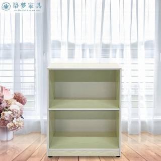 【Build dream 築夢傢俱】2尺 防水塑鋼傢俱 二層開放式 塑鋼置物櫃 收納櫃 深度40cm