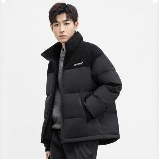【米蘭精品】現貨+預購 90%白鴨絨外套(防寒親膚撞色立領羽絨男女外套5色74ju15)