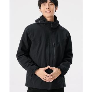 【米蘭精品】現貨+預購 衝鋒衣風衣外套(兩件式防風防水搖粒絨內膽男女外套74ju11)