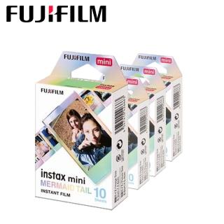 【FUJIFILM 富士】拍立得底片-美人魚尾巴 MERMAID TAIL(4入組)