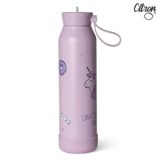 【Citron】矽膠提把三層保溫瓶500ml-多款可選(保持水冷長達24小時 熱水長達12小時)