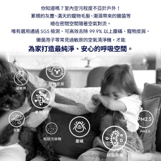 【Electrolux 伊萊克斯】極適家居500 UV抗敏清淨機EP53-48SWA 48UGA 48WBA(16坪適用/UV殺菌)