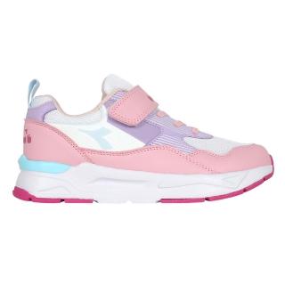 【DIADORA】22-24.5CM 女大童躍動慢跑鞋-超寬楦-魔鬼氈 運動 訓練 慢跑(DA11173)
