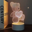 【A-ONE 匯旺】3D雕刻壓克力夜燈 地球 小夜燈 LED底座 臥室燈 生日禮物 聖誕節
