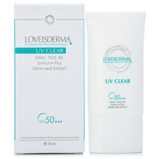 【LOVEISDERMA 愛斯德瑪】可麗清爽防曬乳SPF50★★★ 清爽透色(50ml)