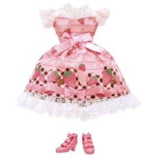 【TAKARA TOMY】Licca 莉卡娃娃 配件 LW-02草莓蝴蝶結洋裝